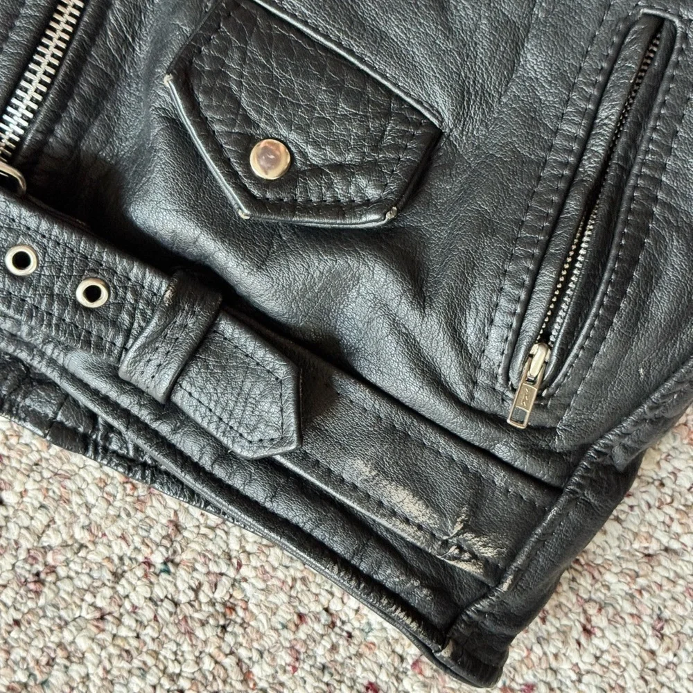 Ladies leather jacket - Picture 10 of 11